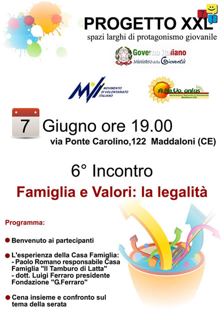 progettoxxl - 6 incontro